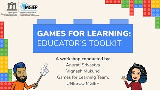 Game-Based Learning for Educators: UNESCO MGIEP