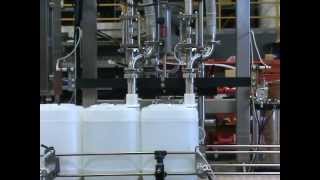 Pacific Packaging - Inline Mass Flow Jug/Pail Filler, Home Care Products