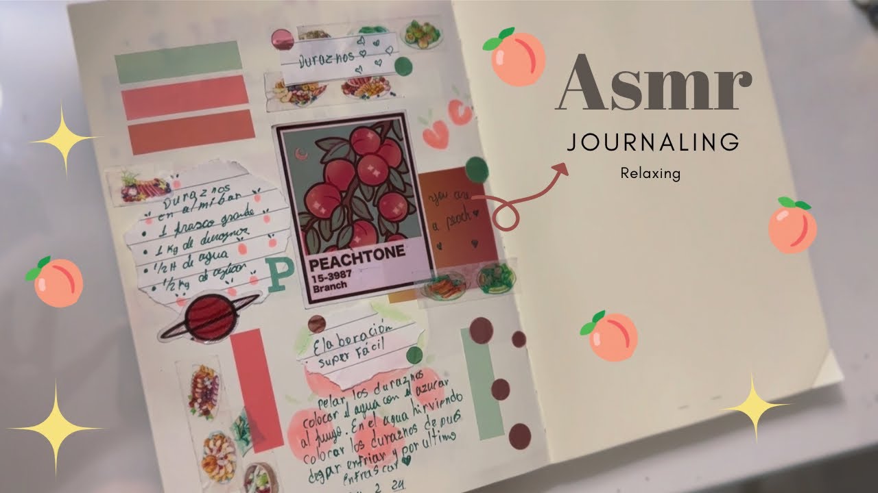 Asmr Journaling Journaling With Me Relaxing Youtube