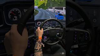 Work from home #nextlevelracing #mozaracing #eurotrucksimulator2 #steeringwheel #ets2