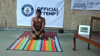 Desi Tarzan Live Push Ups World Record