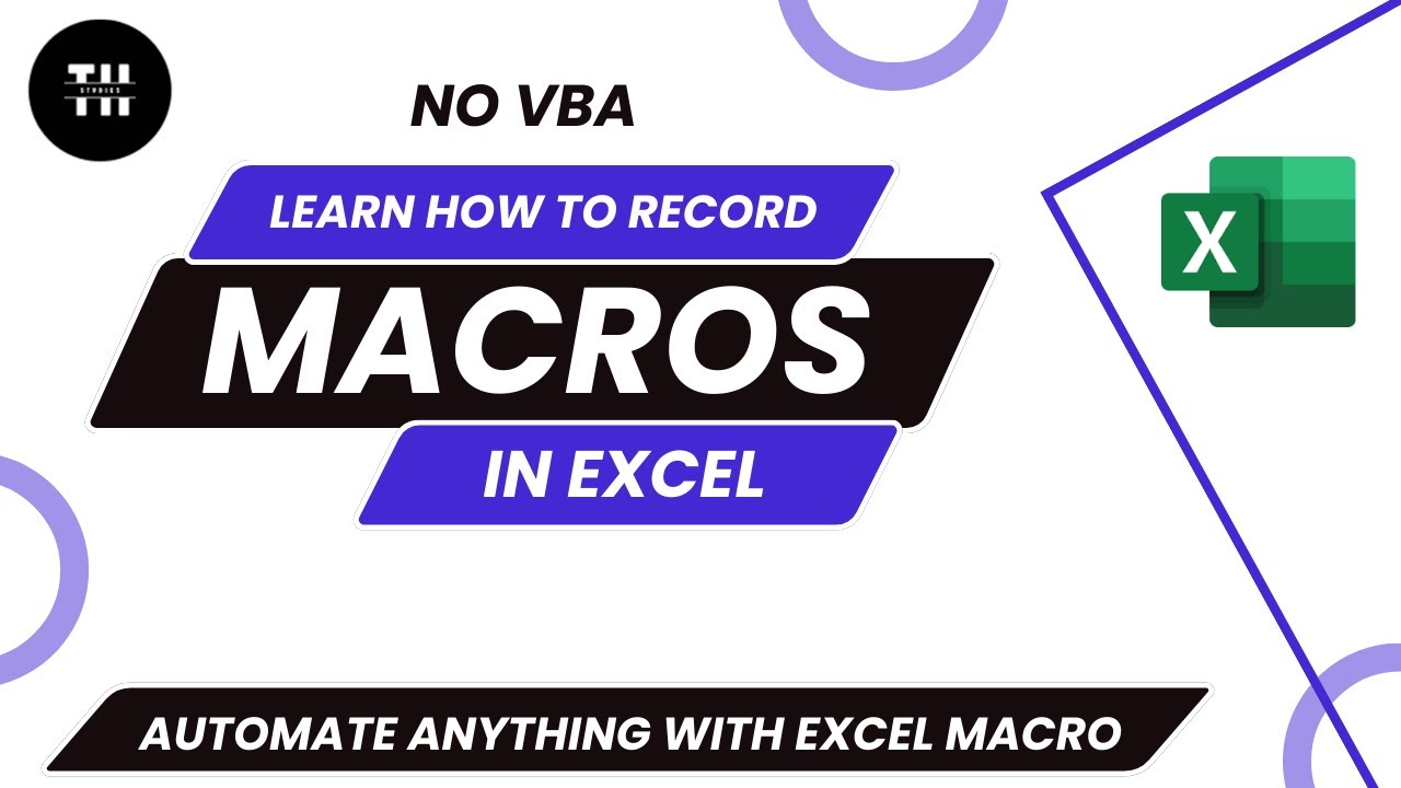 Learn Macro In 10 Minutes | Excel Macro Tutorial | TH Studies - YouTube