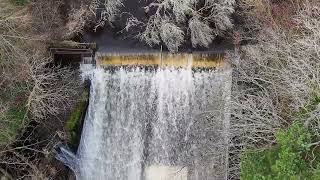 Culter Dam in Aberdeenshire - from the air