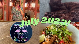 MY READING MONTH: JULY 2023! - What Victoria Read - Booktube