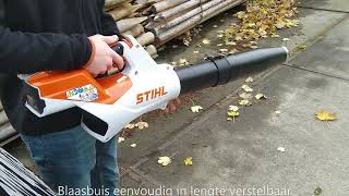 De nieuwe Stihl BGA 60 bladblazer (AK-accu's)