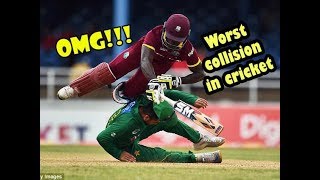 Worst  Collisions in cricket history Ever !-Cricket Collision in Field 2017