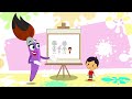 🎨 violet to the rescue 🌈 art adventures for big feelings 😊 abcmouse compilation for kids