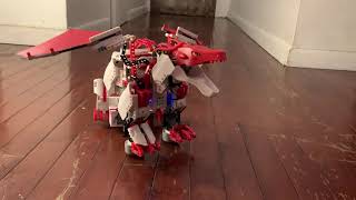 GearBrain plays with the Jimu Firebot Kit, dragon robot