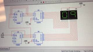 Multisim 60 Second Timer (Digital Clock)