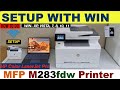 HP Color LaserJet Pro MFP M283fdw Setup Windows XP, Vista, 7, 8, 10, 11 & Test Print.