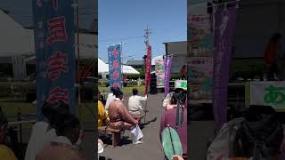 万葉行列後インタビュー「あじまの万葉まつり」福井県越前市(Manyou Parado(Interview) in Ajimano Manyou Festival,Echizen city,Fukui)