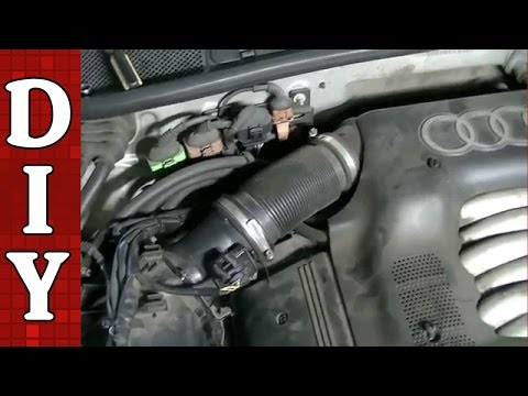 How to Clean and Replace a MAF Sensor - Audi VW Passat A4 A6 2 8L Engine How to Clean and Replace a MAF Sensor - Audi VW Passat A4 A6 2 8L Engine