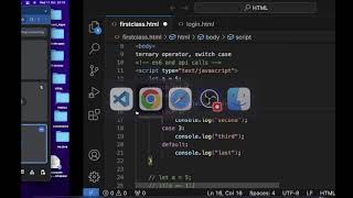 Ternary operator and switch case in JavaScript