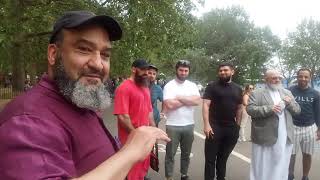 uncle omar / speakers corner / shiekh Damashqiya asking about sharmousah