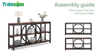 C0770/C0831/HL071/C0886 - Installation Guide - Stunning Modern Industrial Entryway Table