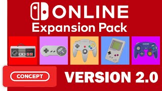 Nintendo Switch Online + Expansion Pass Gamecube/Gameboy Games (Concept Update)