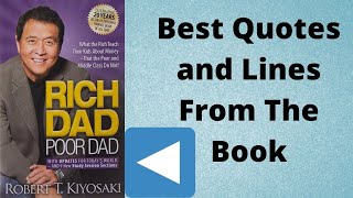 Best Quotes from Rich Dad Poor Dad Book I Robert Kiyosaki #finance
