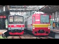 Nonton Kereta KRL Commuter Line di Stasiun Pondok Cina, ada JR 205 dan TM 6000 NEW LIVERY !!