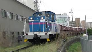 名古屋臨海鉄道ND60牽引ホキ返却貨物列車　笠寺