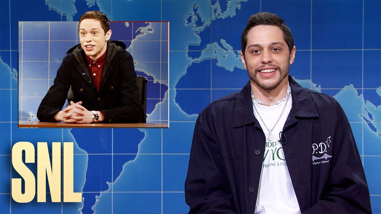 Weekend Update: Pete Davidson Says Goodbye For Now - SNL - YouTube