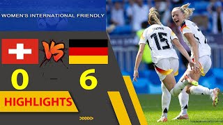 Switzerland vs Germany Highlights & All Goals | Women International Friendly | 30.11.2024