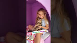 Diana with Her Lovely Kitten | Kids Diana Show