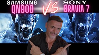 SAMSUNG QN90D VS SONY BRAVIA 7 Mini-Led Battle at 75\