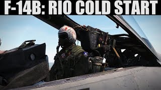 F-14B Tomcat: RIO Cold Start (Airfield & Carrier) Tutorial | DCS WORLD