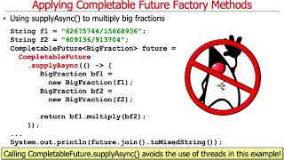 Advanced Java CompletableFuture Features: Applying Factory Methods