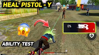 Heal Pistol Y Ability - Revive From Long Distance | Free Fire Heal Pistol Y Revive Trick