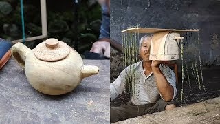Creative craft old man use bamboo & wood make everything , DIY 2019