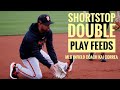 MLB Coach Teaches Shortstop Double Play Feeds.