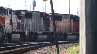 BNSF northbound garbage train, Seattle, 6-26-2010