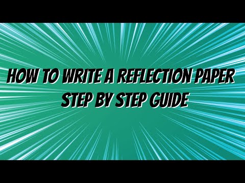 How long is a reflection paragraph?