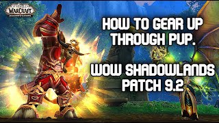 PVP Guide: How to gear up through pvp - WoW Shadowlands Patch 9.2