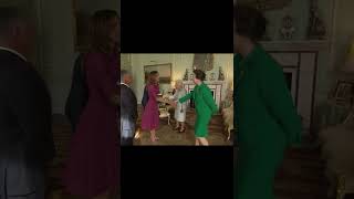 #shorts Princess Anne curtsying to the King and Queen of Jordan 👑