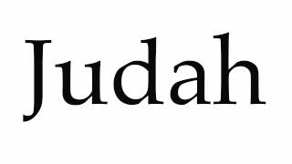 How to Pronounce Judah