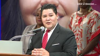 HISD press conference on schools reopening, campuses damaged