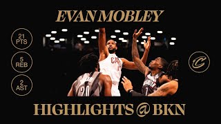 Cavs at Nets | Evan Mobley Highlights | 12.16.2024