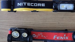 Nitecore NU43 vs Fenix HM65R-T quick comparison