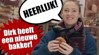 Rozijnenbollen van onze nieuwe bakker.. en van een andere supermarkt!