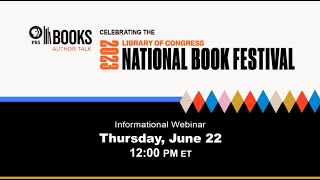 2023 PBS Books Author Talks + Library of Congress National Book Festival Webinar