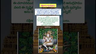 దక్షిణామూర్తి స్తోత్రం - 9 #dakshinamurthy #telugu #devotional #hinduism #hindu  #trending #shorts