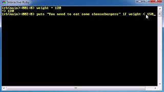 Ruby Programming Tutorial 14 Decision Making