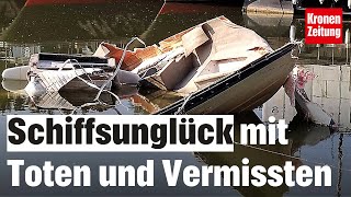 Donau-Schiffsunglück: "heftiger Crash" | krone.tv NEWS