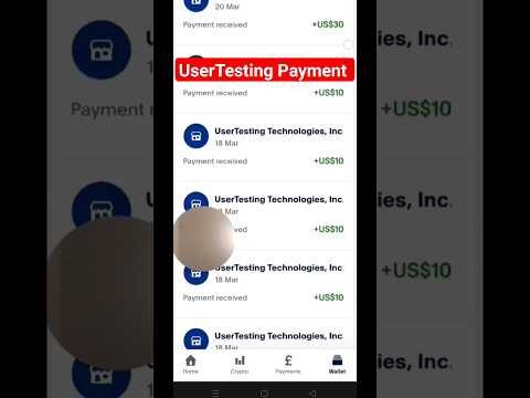 Payout through user testing Payment proof through user testing in India Payment through user testing