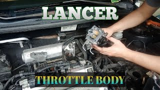 THROTTLE BODY Cleaning (Mitsubishi Lancer'05)