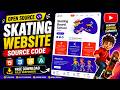 Free Skating Website Source Code | Responsive HTML CSS JavaScript Project