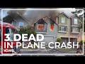 3 dead after small plane crashes into townhomes in Fairview