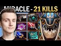 Slark Dota Gameplay Miracle with 21 Kills and 1200 XPM